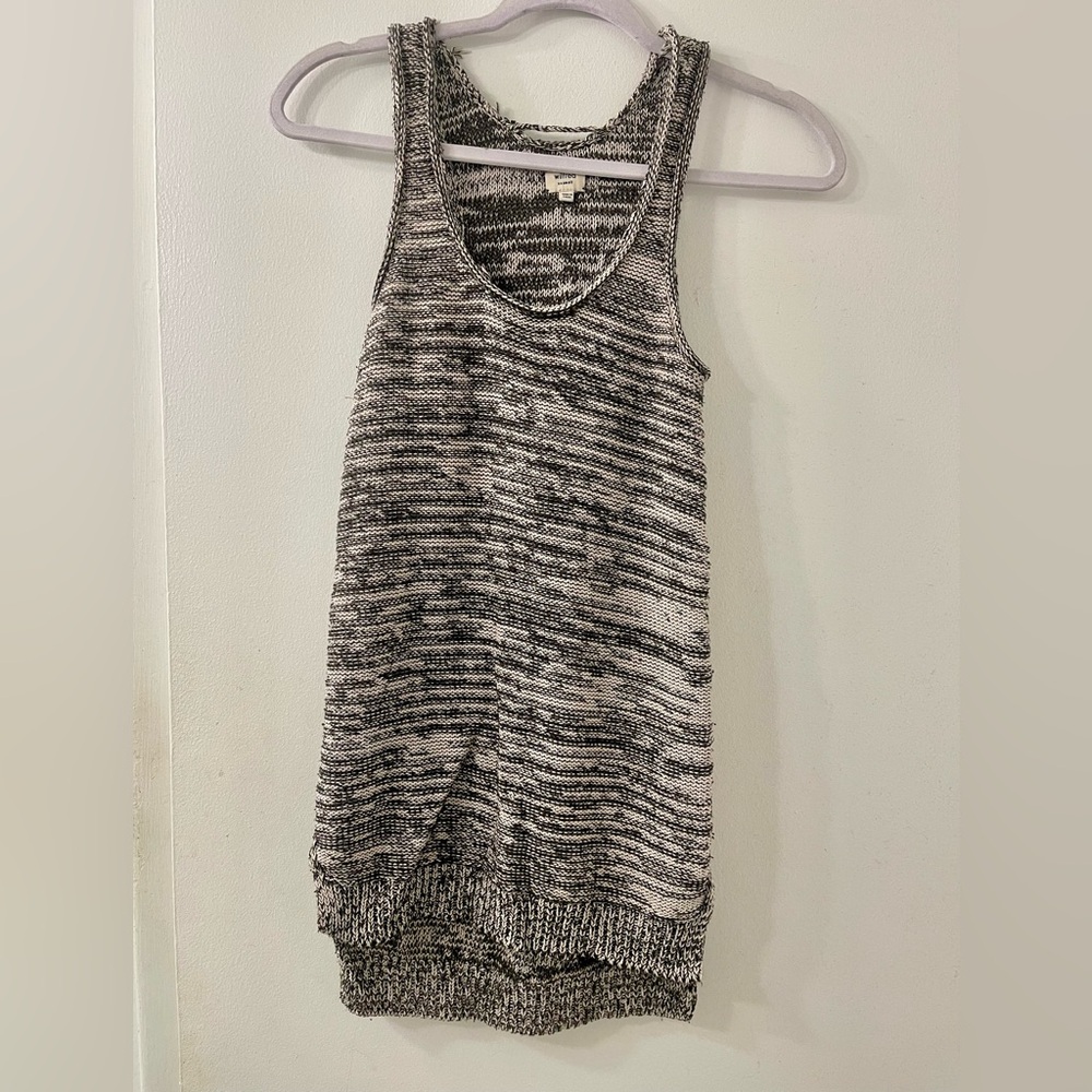 Wilfred brown & cream Marled Knit Tank